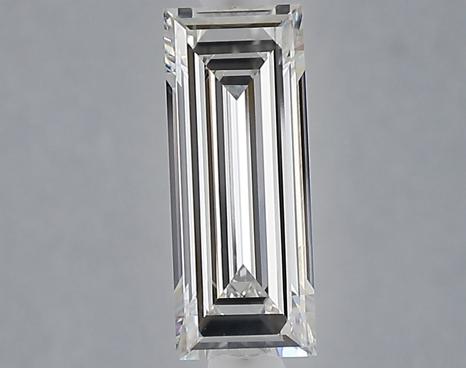 1.06 carat baguette lab grown diamond E color VS1 clarity