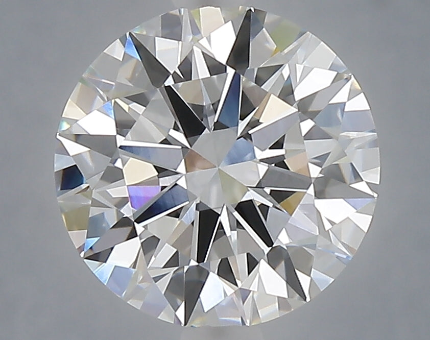 3.00 carat round lab grown diamond E color VVS2 clarity