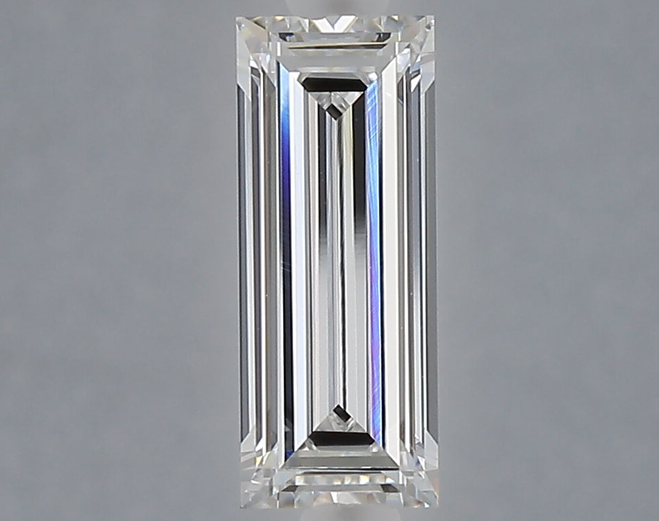1.06 carat baguette lab grown diamond E color VVS2 clarity