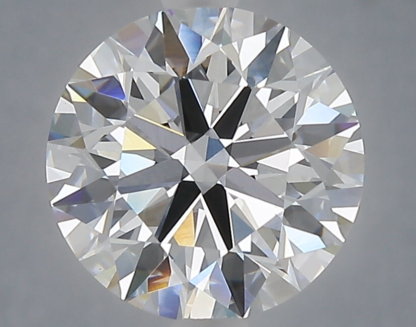 3.02 carat round lab grown diamond D color VVS2 clarity