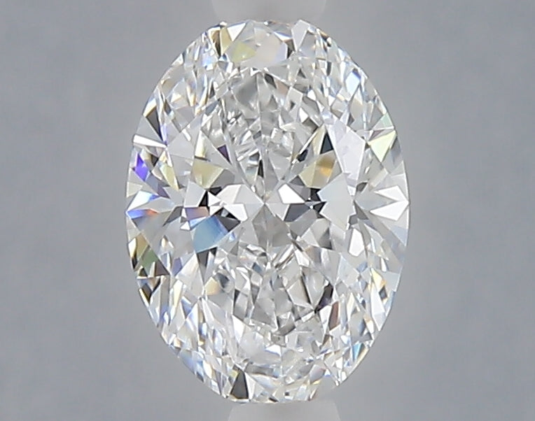 1.08 carat oval lab grown diamond D color VVS2 clarity