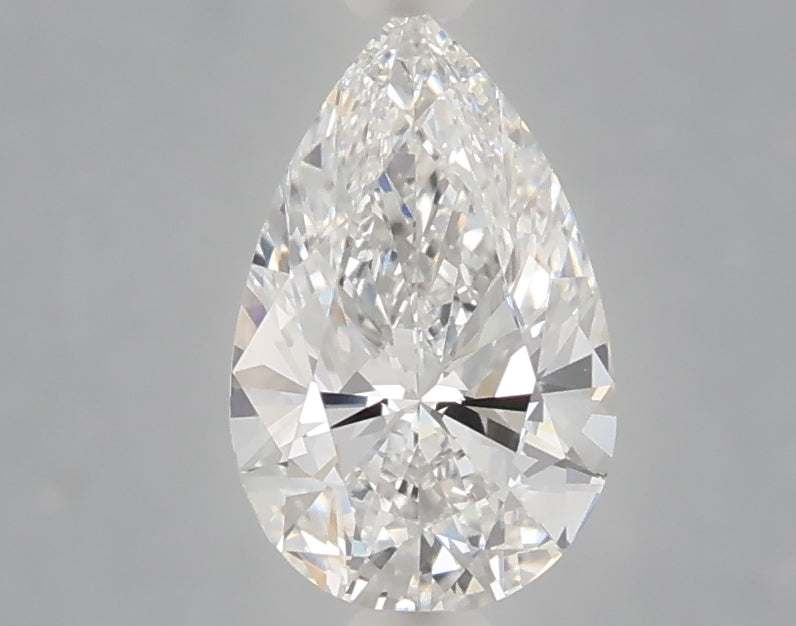 1.08 carat pear lab grown diamond E color VVS2 clarity