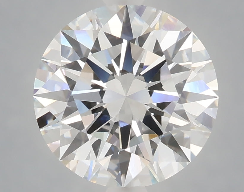 3.02 carat round lab grown diamond D color VVS2 clarity