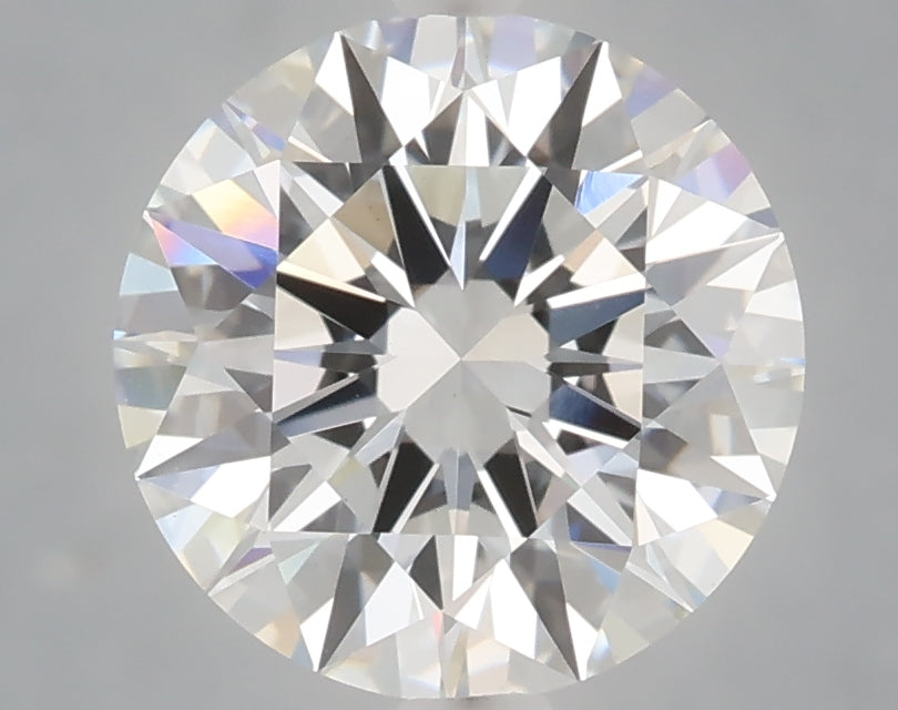3.07 carat round lab grown diamond E color VS1 clarity