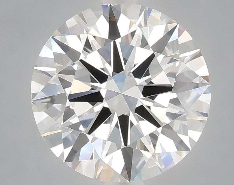 3.07 carat round lab grown diamond E color VVS2 clarity