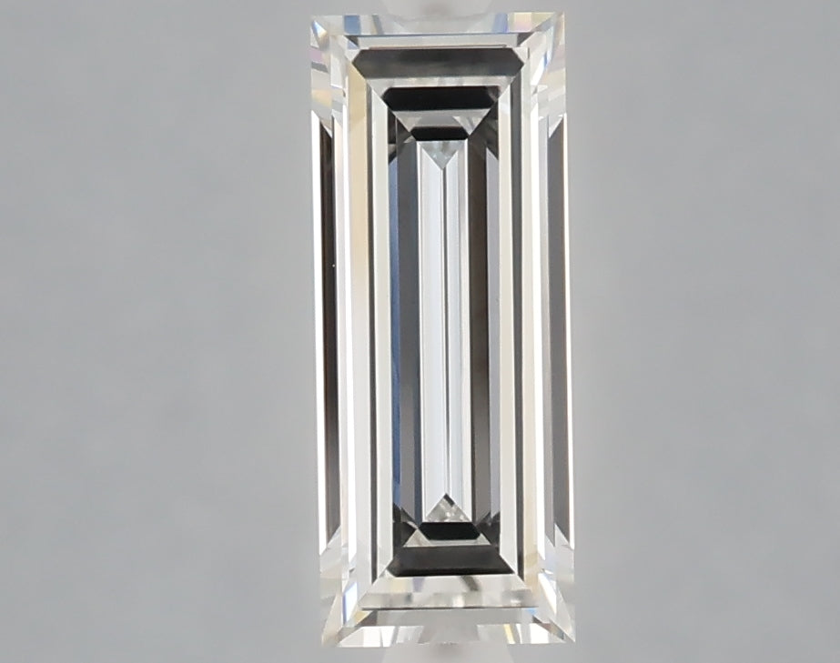 1.04 carat baguette lab grown diamond E color VVS2 clarity