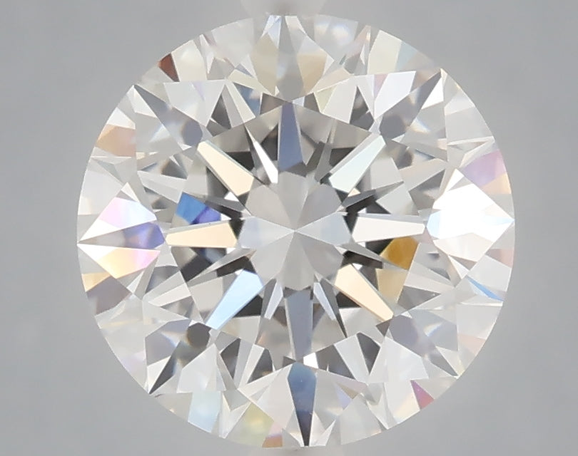 3.07 carat round lab grown diamond E color VVS2 clarity