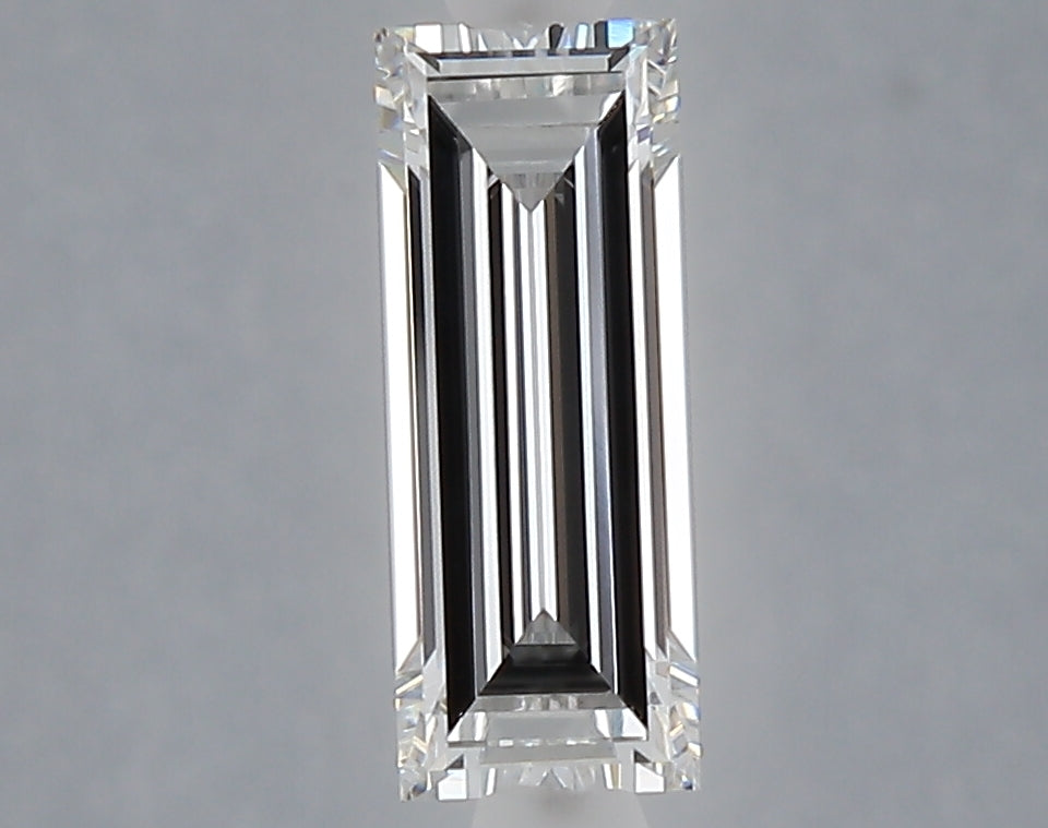 1.01 carat baguette lab grown diamond E color VVS2 clarity