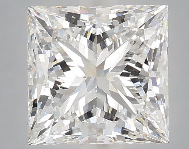 2.09 carat princess lab grown diamond D color VS1 clarity