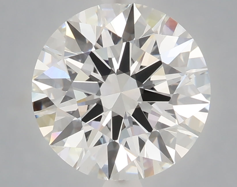 3.09 carat round lab grown diamond E color VVS2 clarity