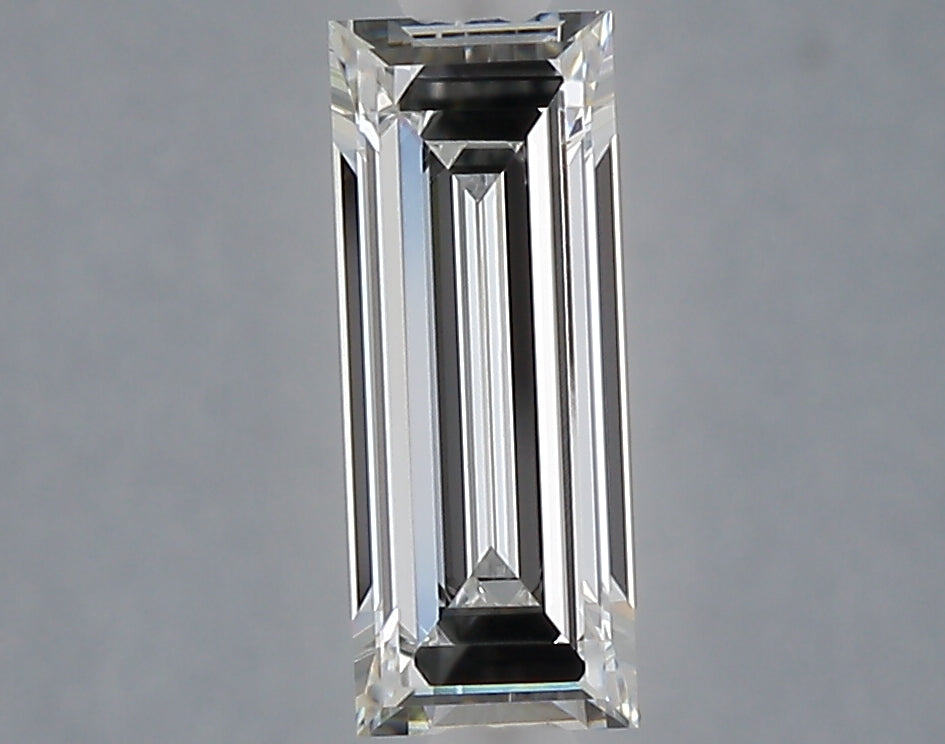 1.02 carat baguette lab grown diamond E color VVS2 clarity