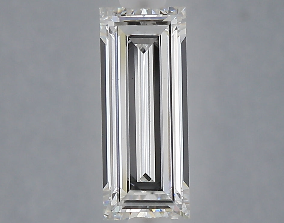 1.05 carat baguette lab grown diamond E color VVS2 clarity