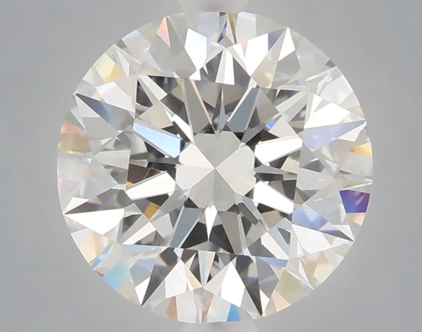 3.09 carat round lab grown diamond E color VVS2 clarity