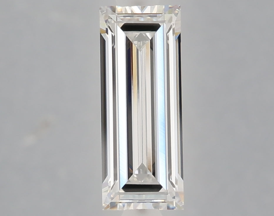 1.05 carat baguette lab grown diamond E color VVS2 clarity