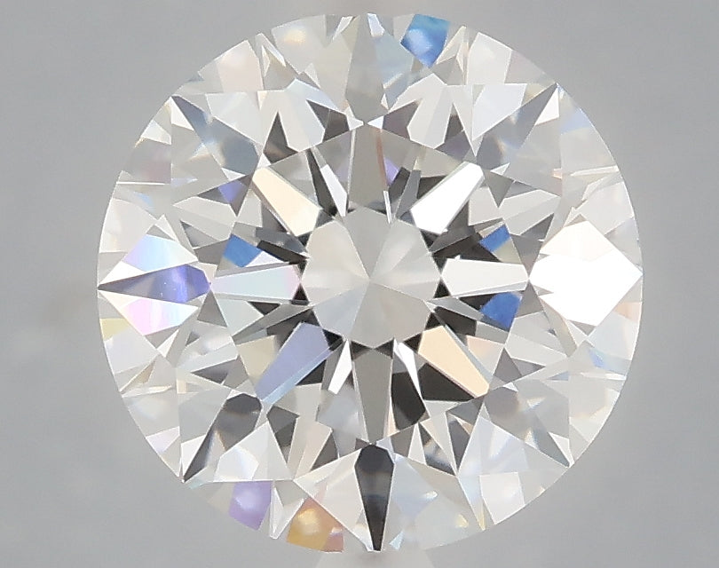 3.09 carat round lab grown diamond E color VVS2 clarity