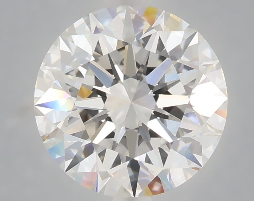 3.09 carat round lab grown diamond E color VVS2 clarity