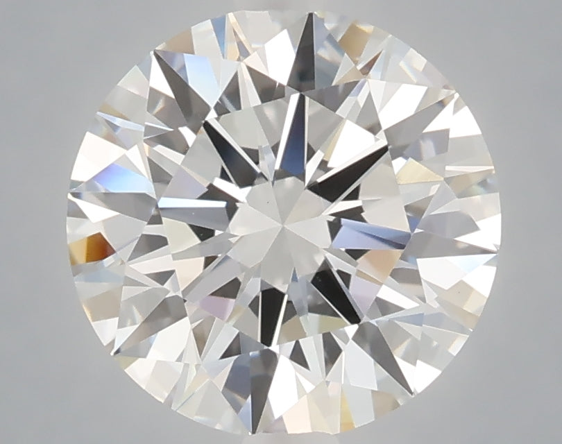 3.08 carat round lab grown diamond E color VS1 clarity