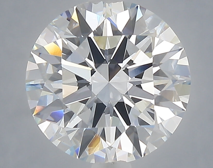 3.01 carat round lab grown diamond E color VS1 clarity