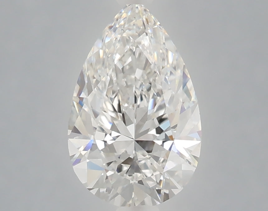 1.54 carat pear lab grown diamond D color VVS2 clarity