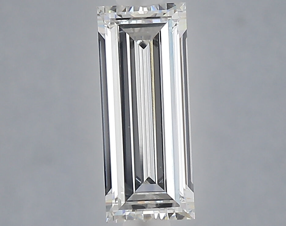 1.05 carat baguette lab grown diamond E color VVS2 clarity