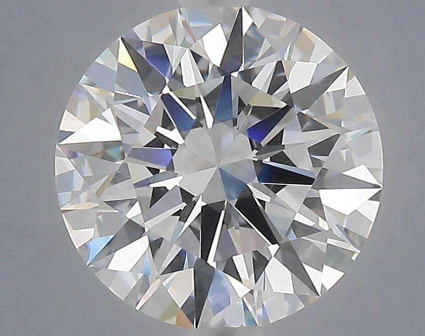 3.09 carat round lab grown diamond E color VVS2 clarity