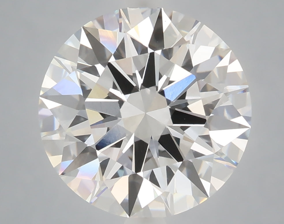 5.02 carat round lab grown diamond E color VS1 clarity