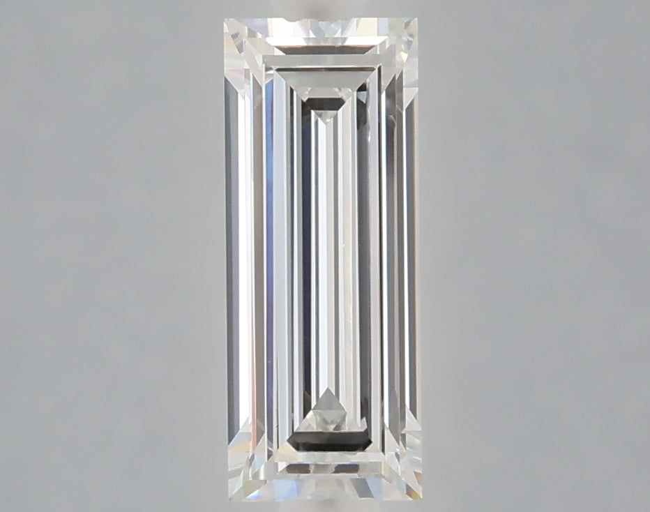 1.01 carat baguette lab grown diamond E color VVS2 clarity
