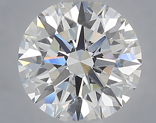 1.58 carat round lab grown diamond D color VVS2 clarity