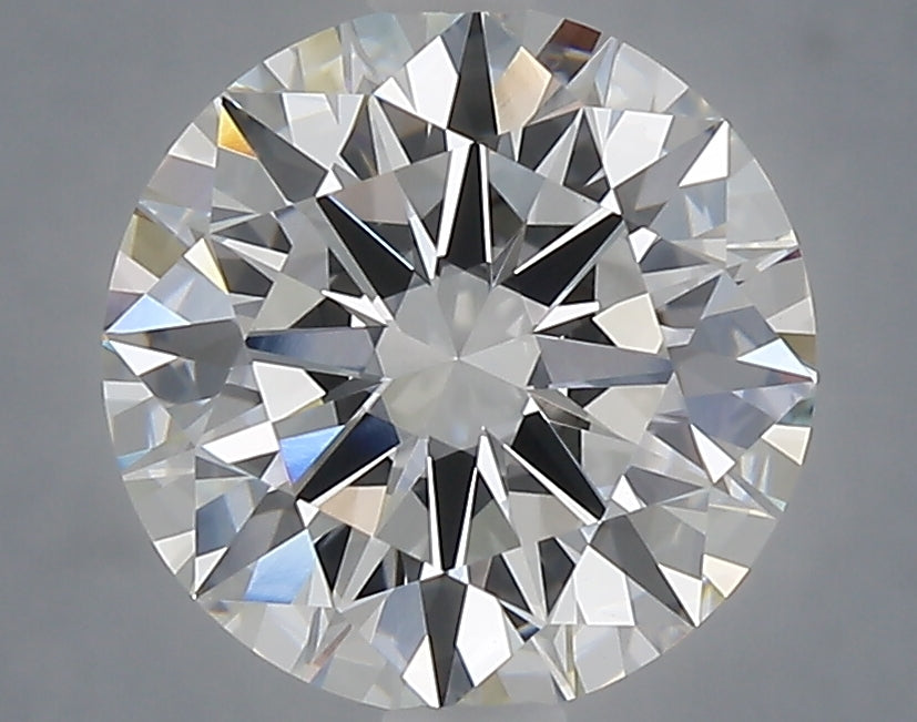 3.07 carat round lab grown diamond E color VVS2 clarity