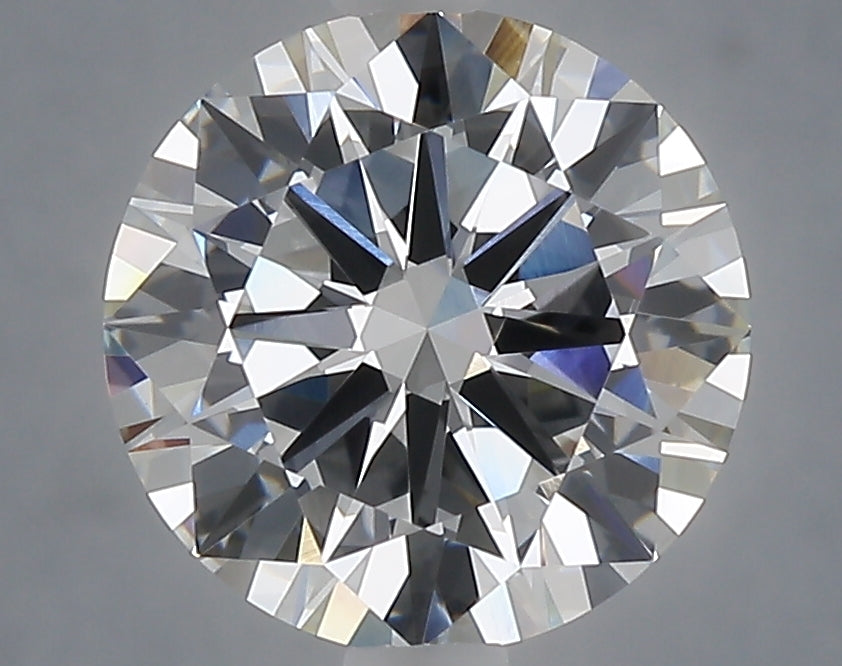 3.03 carat round lab grown diamond E color VVS2 clarity