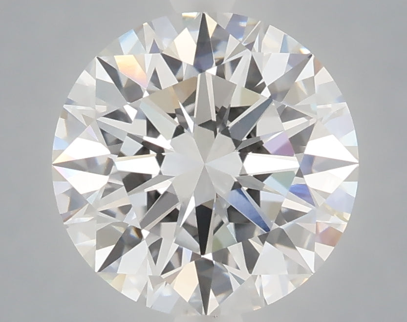 3.05 carat round lab grown diamond E color VVS2 clarity