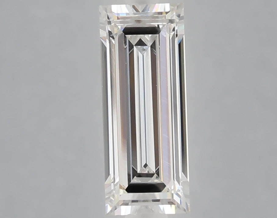 1.05 carat baguette lab grown diamond E color VVS2 clarity