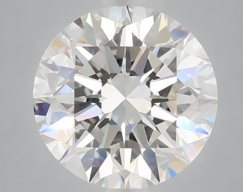 3.08 carat round lab grown diamond E color VVS2 clarity