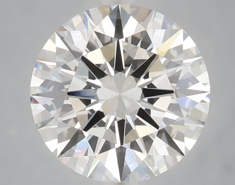 3.09 carat round lab grown diamond E color VS1 clarity