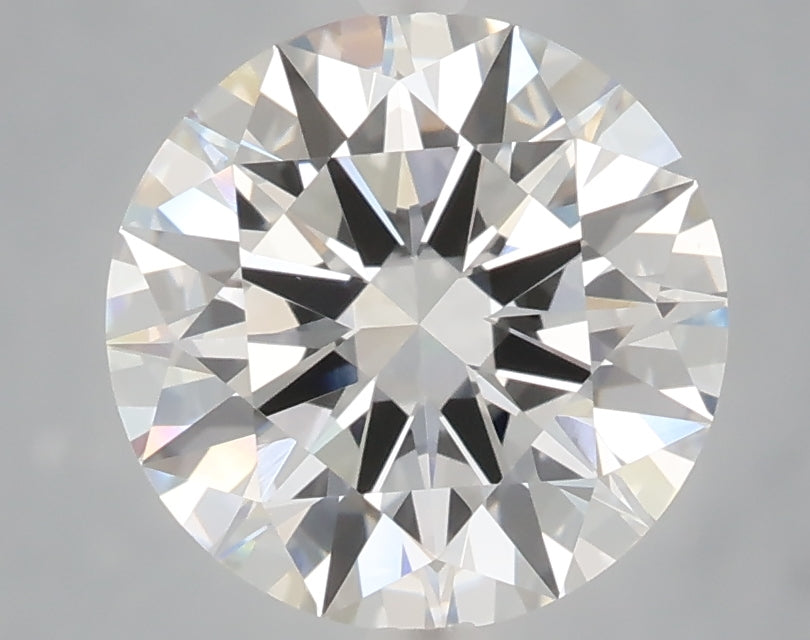 3.03 carat round lab grown diamond E color VVS2 clarity