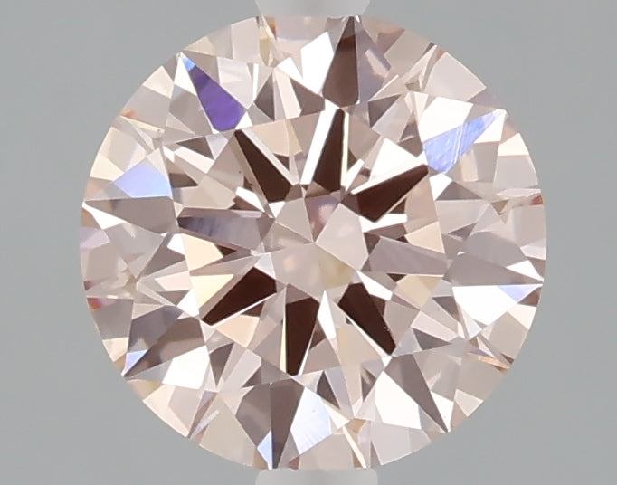 1.72 carat fancy intense pink round lab grown diamond VS1 clarity