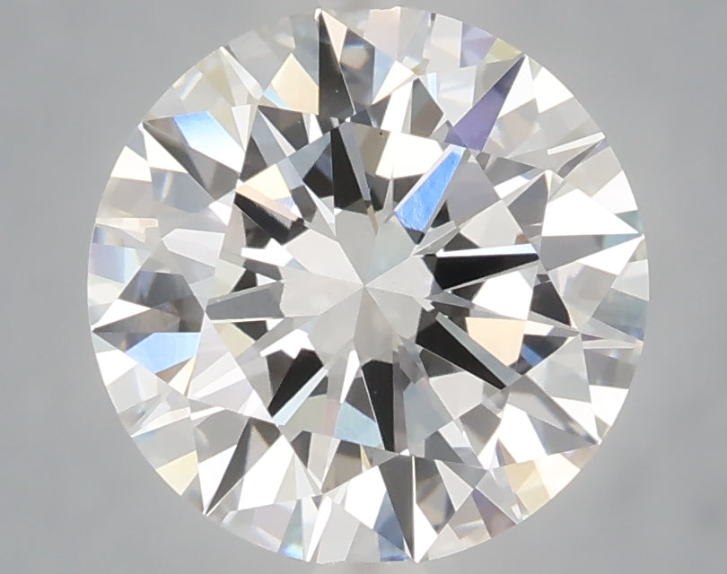 3.03 carat round lab grown diamond E color VS1 clarity