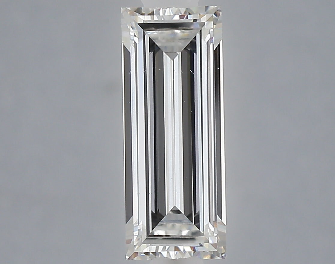 1.04 carat baguette lab grown diamond E color VS1 clarity