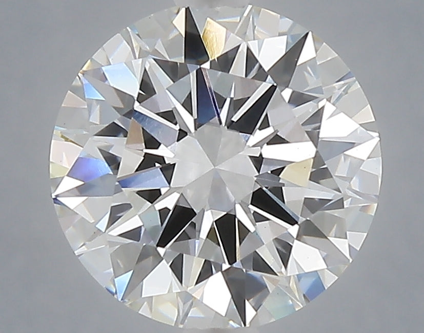3.07 carat round lab grown diamond E color VVS2 clarity