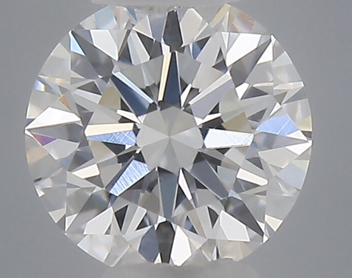 0.25 carat round lab grown diamond D color VVS1 clarity