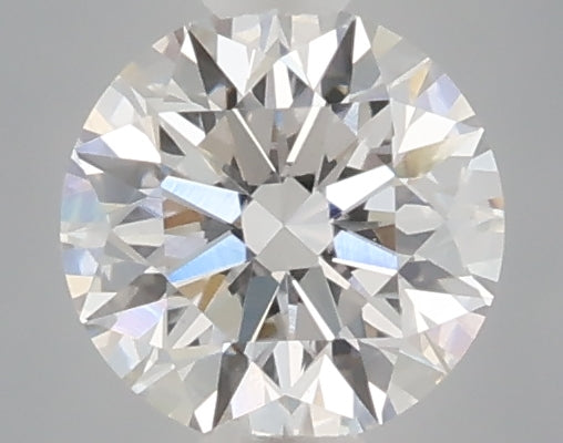 0.34 carat round lab grown diamond E color VVS2 clarity