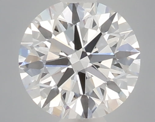 0.34 carat round lab grown diamond D color VVS2 clarity