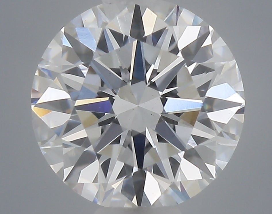 0.54 carat round lab grown diamond D color VVS2 clarity