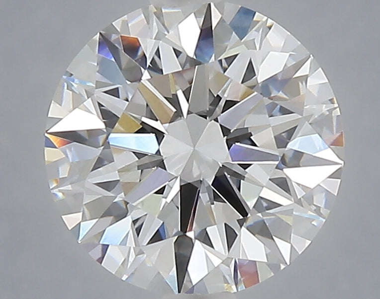 2.55 carat round lab grown diamond E color VVS2 clarity