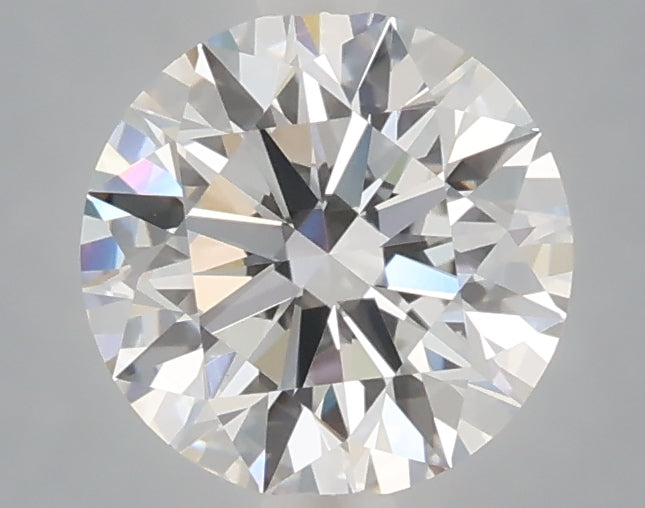 1.55 carat round lab grown diamond D color VVS2 clarity