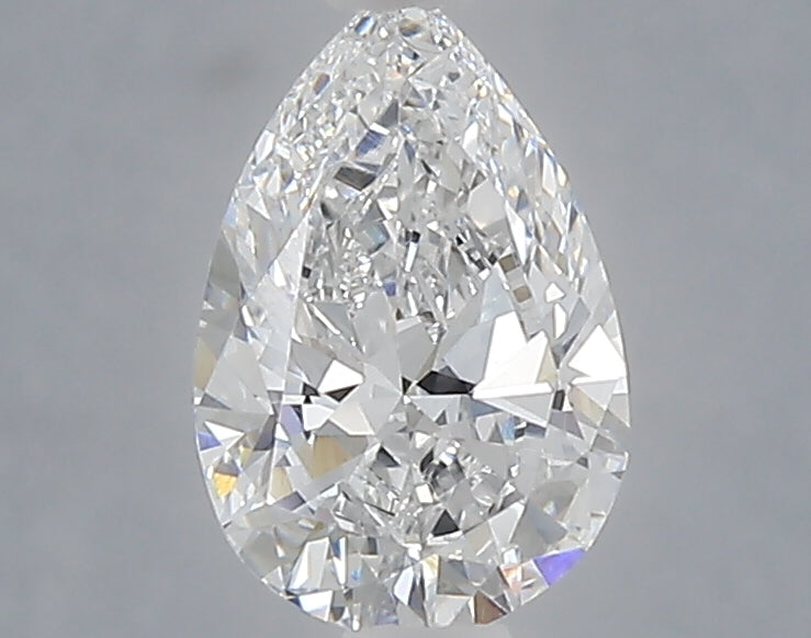 1.04 carat pear lab grown diamond D color VVS1 clarity