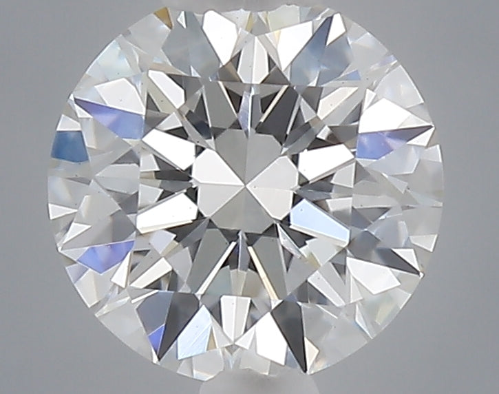 0.49 carat round lab grown diamond E color VS1 clarity
