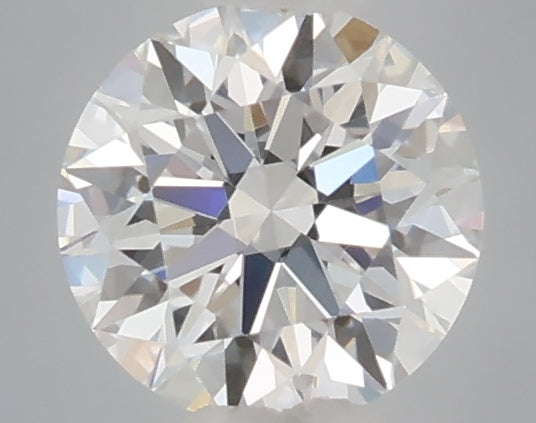 0.34 carat round lab grown diamond D color VVS2 clarity
