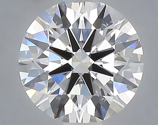 1.53 carat round lab grown diamond D color VVS2 clarity