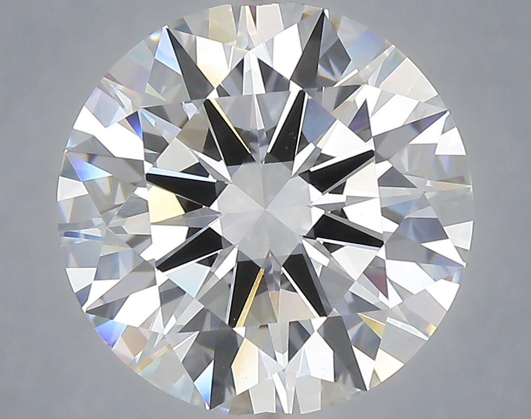 7.08 carat round lab grown diamond E color VVS2 clarity